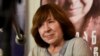 Белорусская писательница Светлана Алексиевич, лауреатка Нобелевской премии по литературе